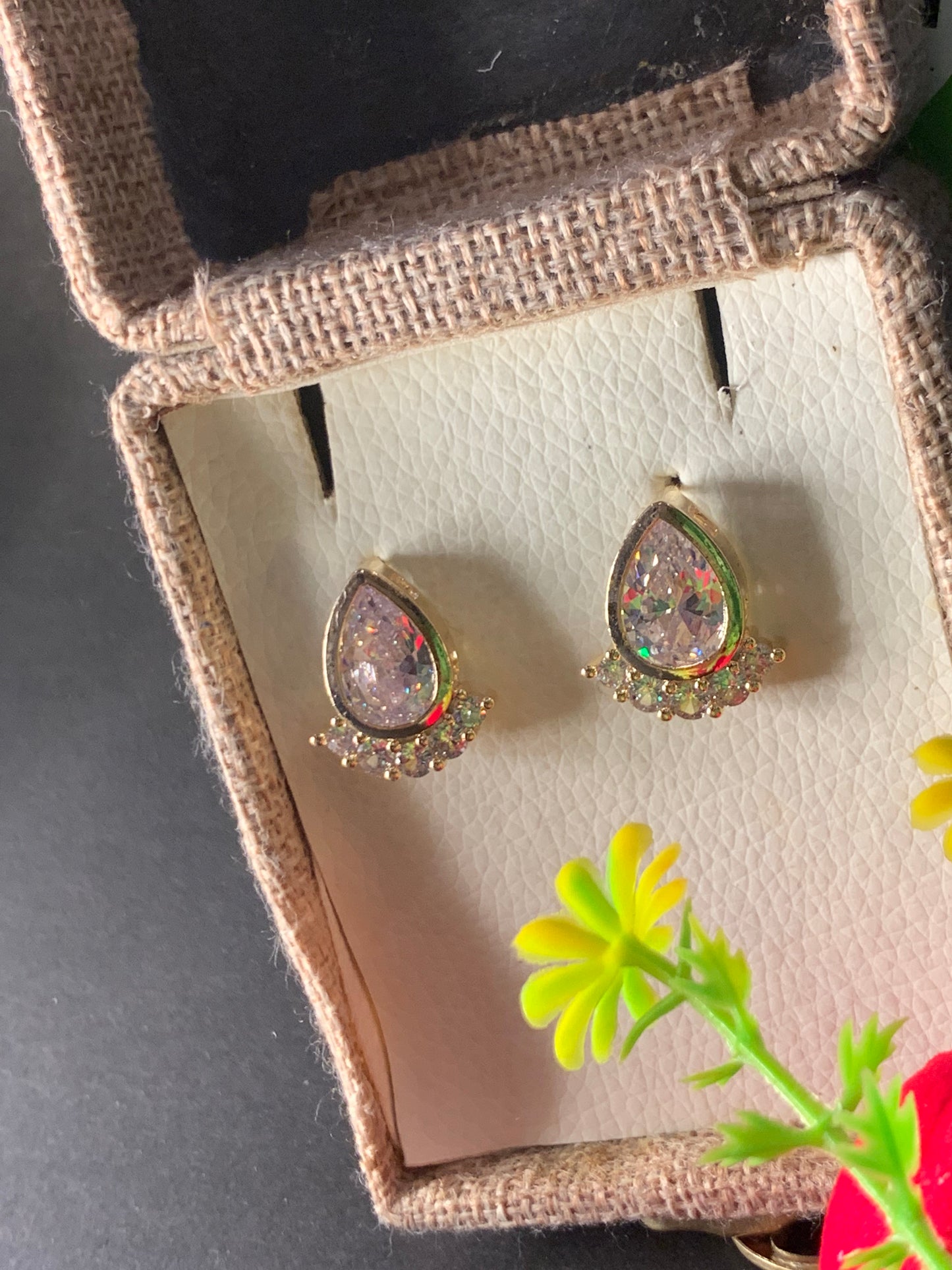 Diamond Flare Studs