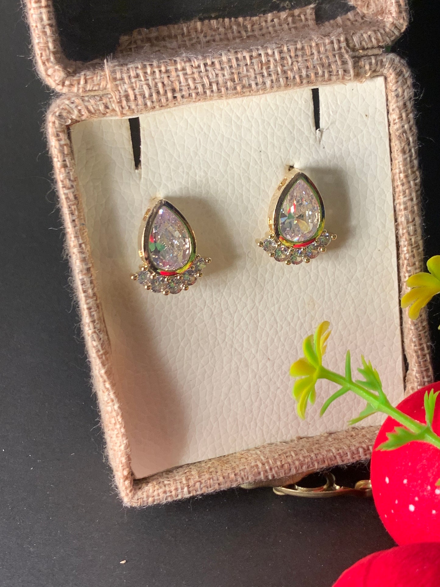 Diamond Flare Studs