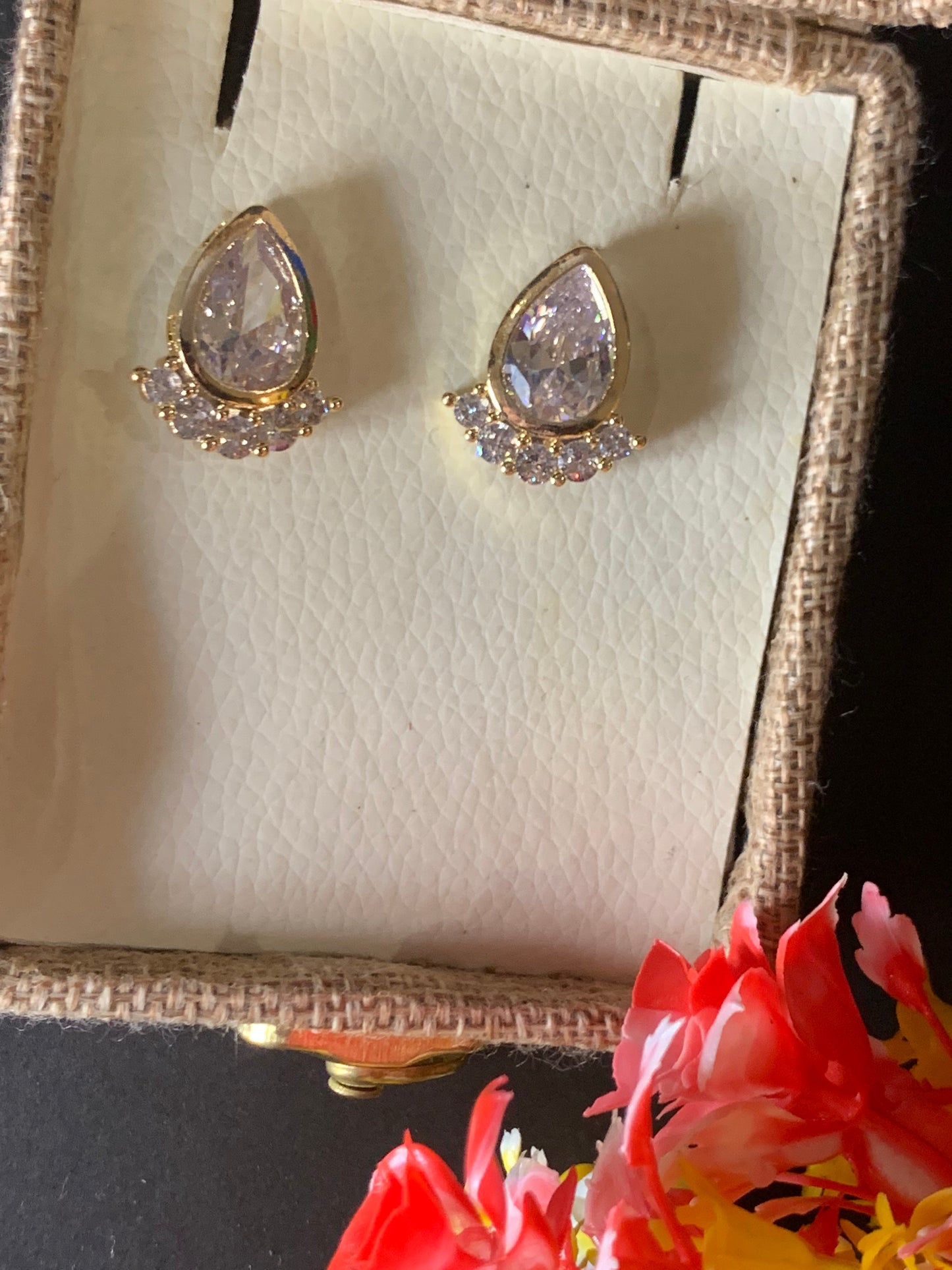 Diamond Flare Studs