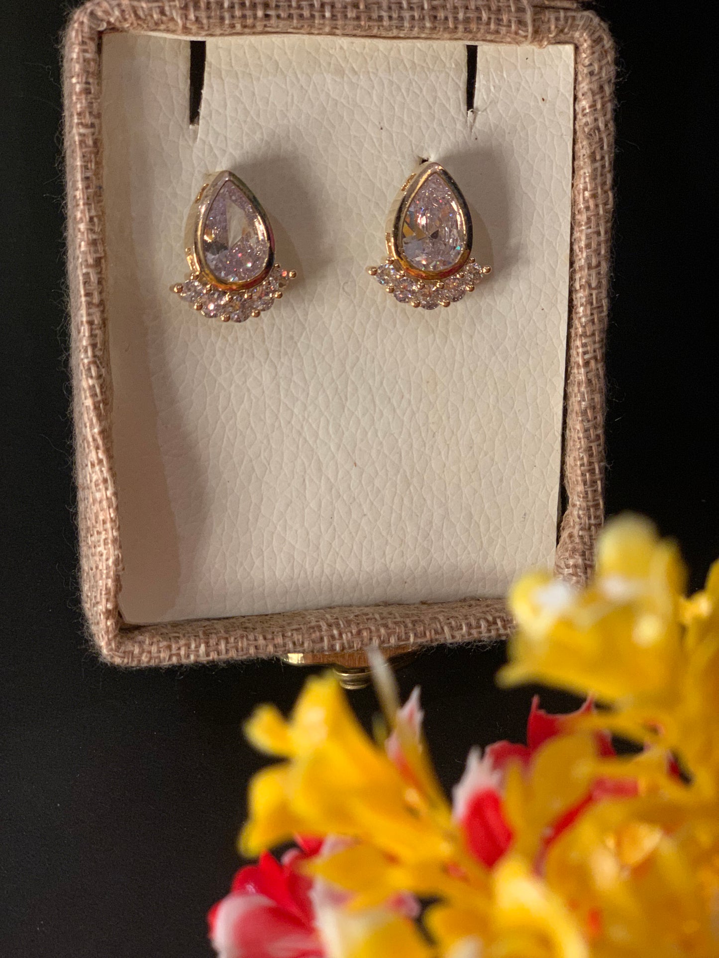 Diamond Flare Studs