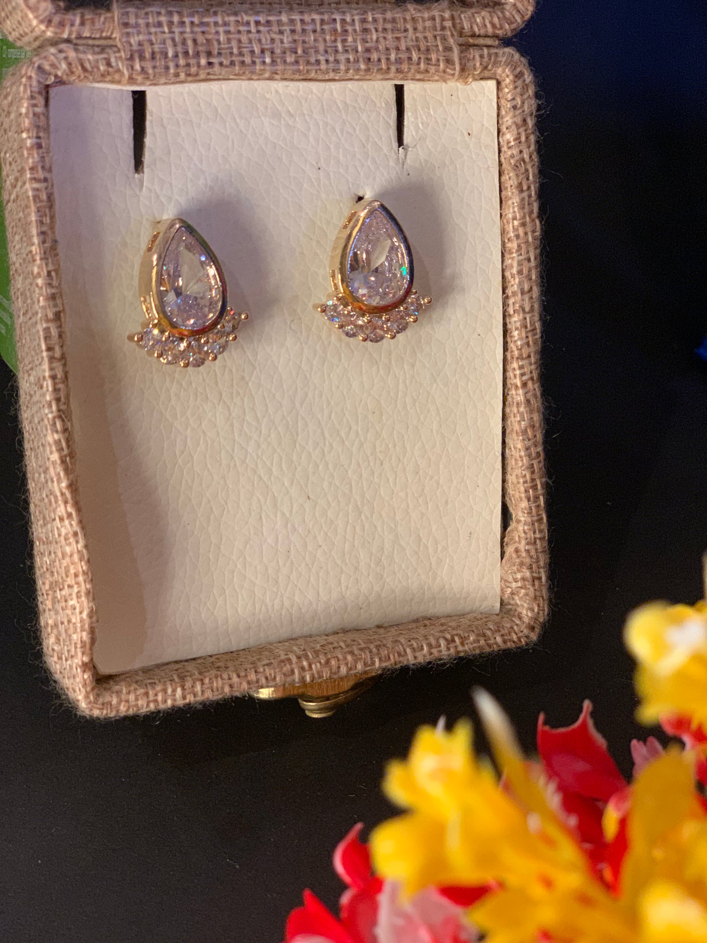 Diamond Flare Studs