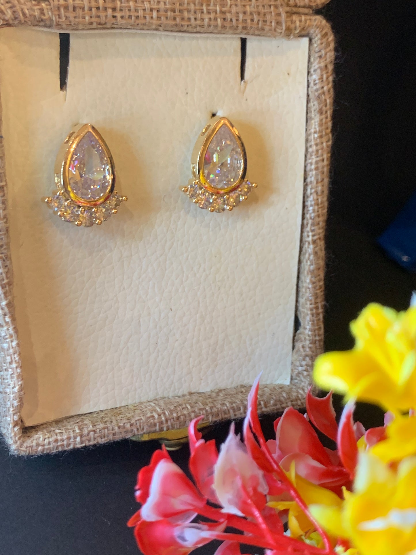 Diamond Flare Studs