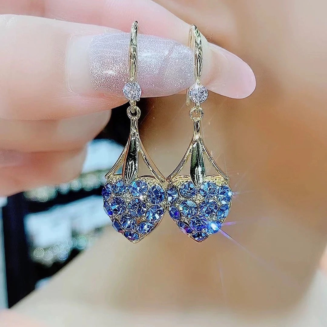 Drop Love Earrings for Teen Girls Minimalist Piercing Studs